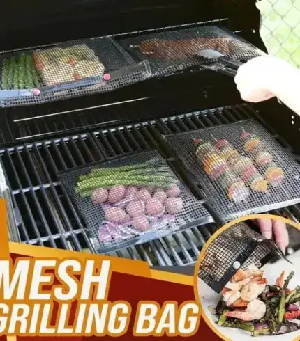 New Reusable Non-Stick BBQ Mesh Grilling Bags